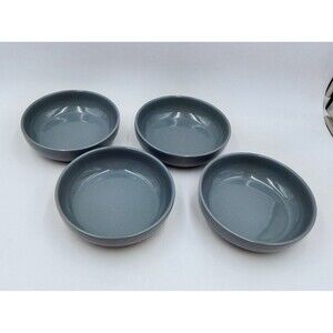Temp-tations by Tara Woodland Gray 6.5 Inch Cereal Salad Soup Bowls Set of 4